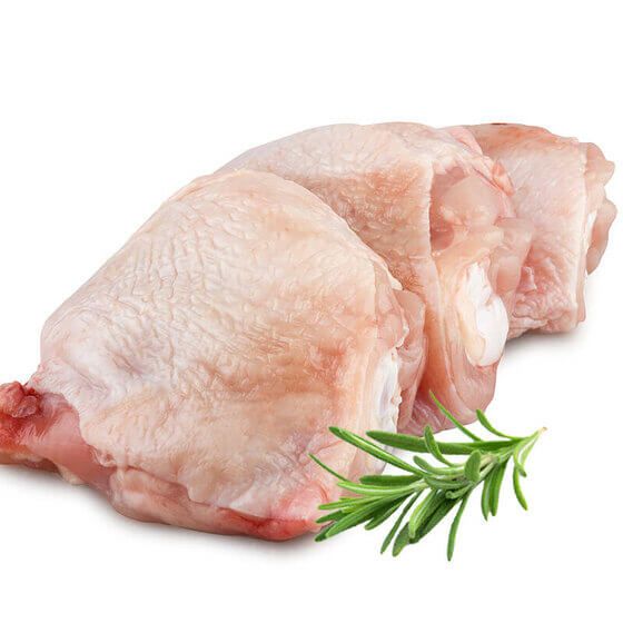 CHICKEN THIGH (BONEIN, SKIN ON) 鸡上腿带骨 (2KG/PKT)