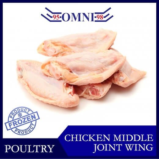 CHICKEN MIDDLE JOINT WING ( NON-IQF ) 鸡翅中 - 1KG/PKT