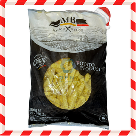 1/2 CRINKLE CUT FRIES 薯条 - 2.5KG/PKT