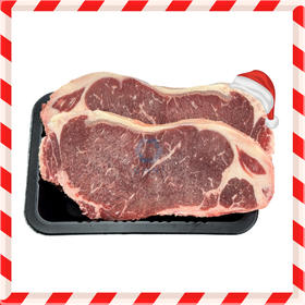 USDA CHOICE BEEF STRIPLOIN STEAK 美国精选牛扒切 (无骨) - 2PCS/PKT (APPROX 520GM-580GM)