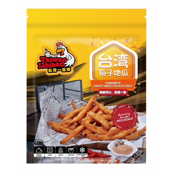TAIWANESE ICHIBAN SWEET POTATO FRIES 台湾梅子地瓜 - 400GM/PKT