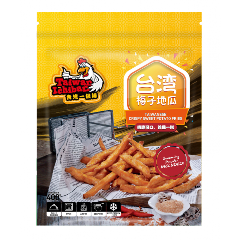 TAIWANESE ICHIBAN SWEET POTATO FRIES 台湾梅子地瓜 - 400GM/PKT
