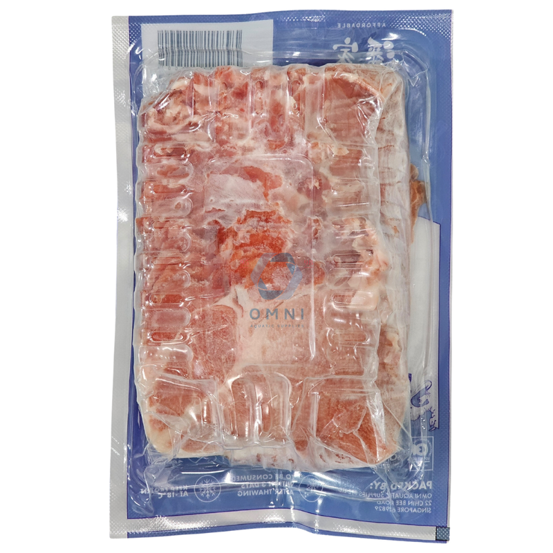 PORK COLLAR SLICED SHABU SHABU 火锅猪五花肉片 - 500GM/PKT