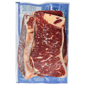 AUSTRALIA GRASSFED BEEF STRIPLOIN STEAK 草饲澳洲牛扒切 - 1KG/PKT, 4 - 5PCS/KG