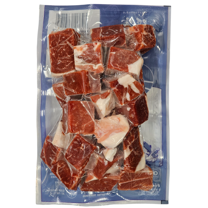 GRASSFED BONELESS LAMB LEG CUBES 草饲无骨小羊腿肉粒 - 4PKT x 500GM/PKT