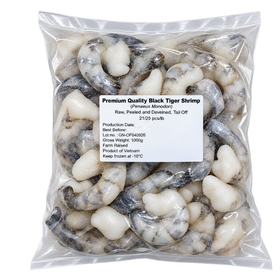 21/25 TIGER PRAWN MEAT (TAIL OFF, DESHELLED) 21/25老虎虾仁