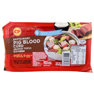 PIG BLOOD CURDS 猪血 - 400GM/PKT