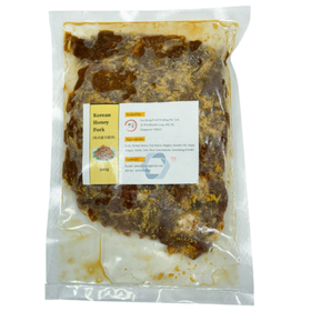 MARINATED KOREAN HONEY PORK SLICE (NON-SPICY)  韩式蜜汁猪肉 - 500GM/PKT