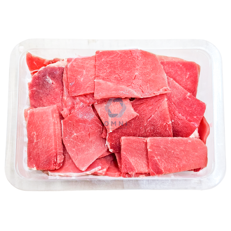BEEF KNUCKLE SLICED / STIR FRY SLICES 牛肉片切厚 (3MM) - 500GM/PKT