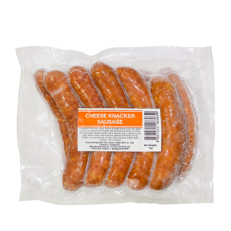 RUDI PORK CHEESE SAUSAGE CRACKER 芝士猪肉肠 - 1KG/PKT