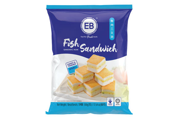 EB FISH SANDWICH 鱼肉三文治 - 500GM/PKT