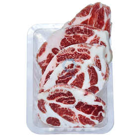 PREMIUM IBERICO PORK COLLAR STEAK 西班牙黑猪五花肉切猪扒 - 300GM/TRAY