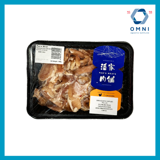 PAN'S MEATS MARINATED CHICKEN SLICE (SPICY) 潘家肉铺腌制鸡肉片(带辣) - 500GM/PKT