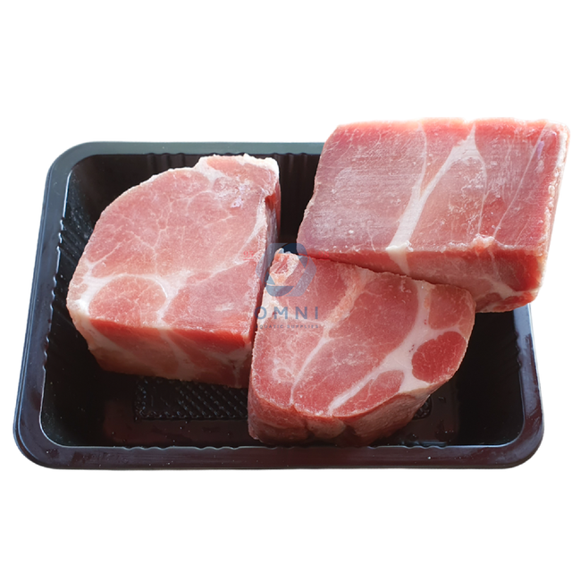 PORK COLLAR CUT (BONELESS, SKINLESS) 无皮猪五花肉切 - 1KG/PKT, 3PCS/KG