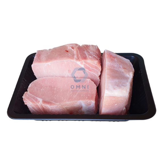 PORK LOIN MEAT CUT 3PCS (BONELESS, SKINLESS) 无皮无骨肉头切三块 - 1KG/PKT