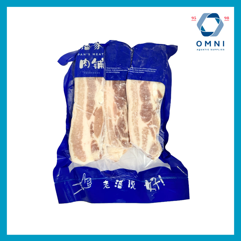 PORK BELLY STRIPS (SKIN ON, APPROX 1CM) 三层肉条(带皮) -1KG/PKT