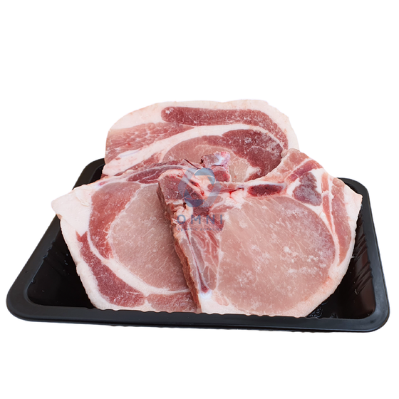 PORK CHOP (BONE IN) 带骨猪扒 - APPROX 1KG/PKT, 5 - 7PCS/KG