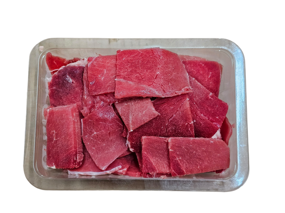 BEEF KNUCKLE SLICED / STIR FRY SLICES 牛肉片切厚 (3MM) - 500GM/PKT