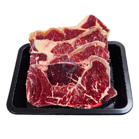 AUSTRALIA GRASSFED BEEF STRIPLOIN STEAK 草饲澳洲牛扒切 - 1KG/PKT, 4 - 5PCS/KG