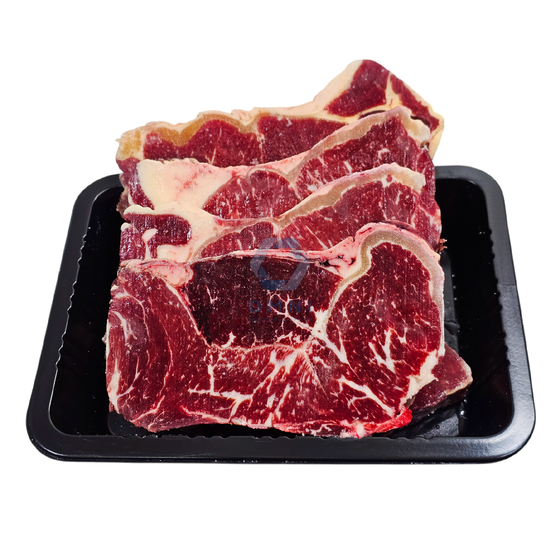 AUSTRALIA GRASSFED BEEF STRIPLOIN STEAK 草饲澳洲牛扒切 - 1KG/PKT, 4 - 5PCS/KG