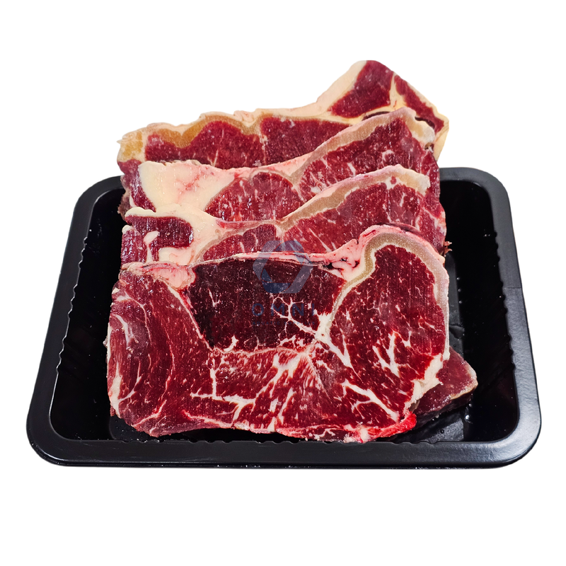 AUSTRALIA GRASSFED BEEF STRIPLOIN STEAK 草饲澳洲牛扒切 - 1KG/PKT, 4 - 5PCS/KG