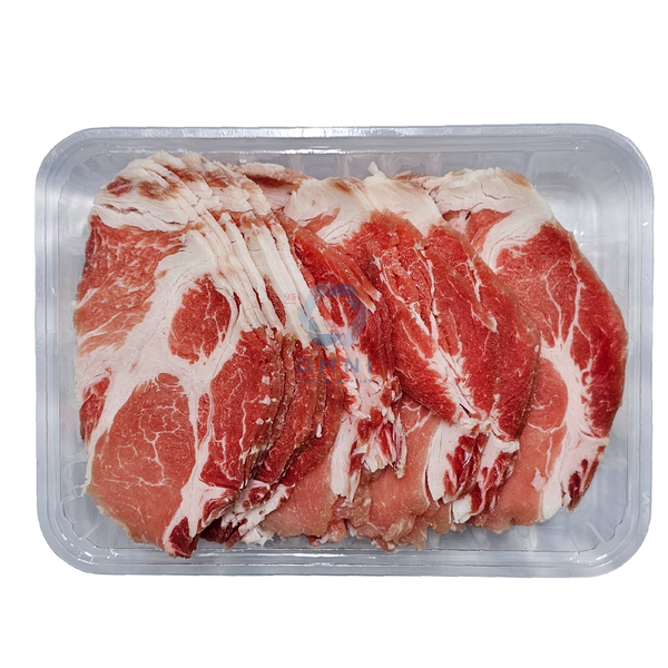 PREMIUM IBERICO PORK COLLAR SHABU SHABU 西班牙火锅黑猪五花肉片 - 300GM/TRAY
