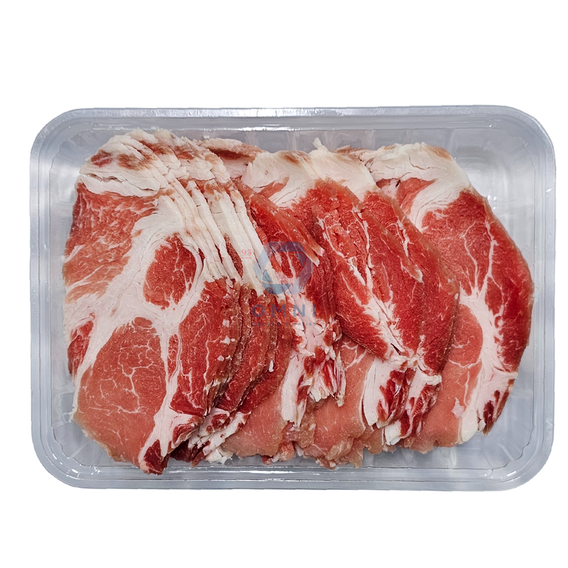 PREMIUM IBERICO PORK COLLAR SHABU SHABU 西班牙火锅黑猪五花肉片 - 300GM/TRAY