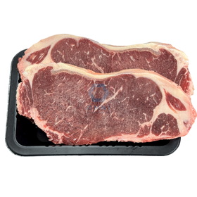 USDA CHOICE BEEF STRIPLOIN STEAK 美国精选牛扒切 (无骨) - 2PCS/PKT (APPROX 520GM-580GM)