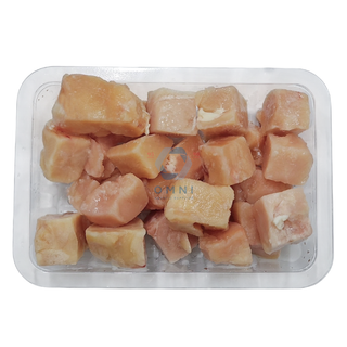 CHICKEN BREAST CUBES (HGP FREE, SKINLESS, BONELESS) 天然鸡胸肉切粒 (无皮，无骨) - 4 PKTS x 500GM/PKT