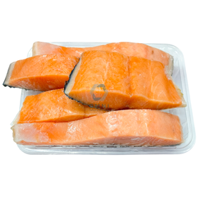 PREMIUM ATLANTIC SALMON FILLET SKIN ON 智利带皮三文鱼切 - [4-5PCS/PKT, APPROX 500GM/PKT]