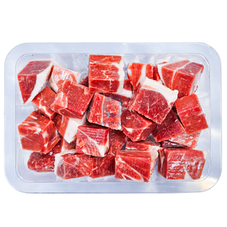 GRASSFED BONELESS LAMB LEG CUBES 草饲无骨小羊腿肉粒 - 500GM/PKT