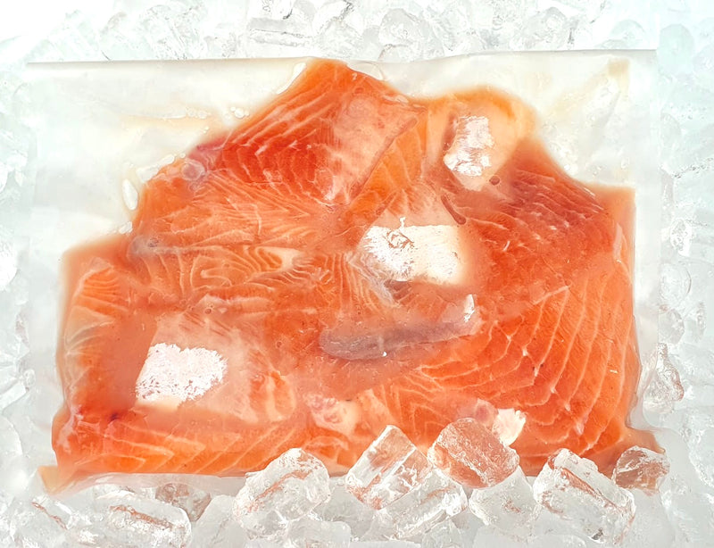 Premium Tasmanian Salmon Fish Pieces 塔斯马尼亚三文鱼块 - 1KG/PKT