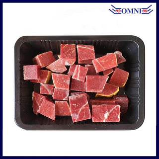 GRASS-FED BEEF KNUCKLE CUBE (BONELESS) 草饲牛腿肉切粒(无骨) - 500GM/PKT