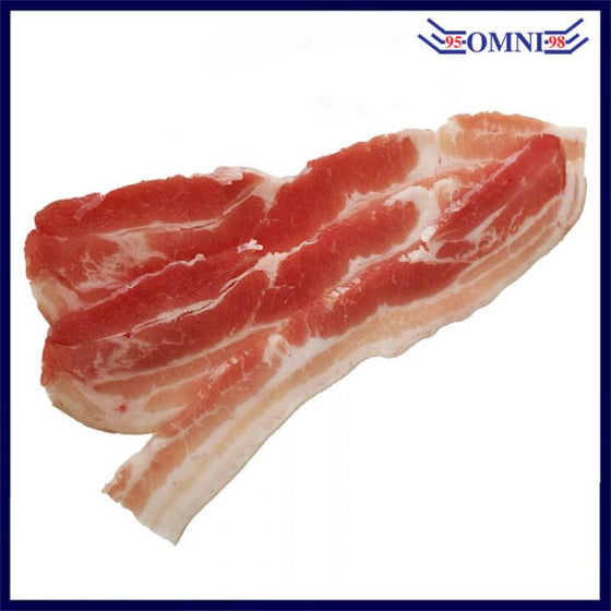 PORK BELLY SHABU SHABU (SKIN ON, 1.5MM) 火锅三层肉片 - 500G/PKT