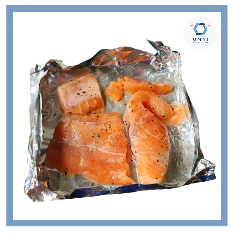 Premium Tasmanian Salmon Fish Pieces 塔斯马尼亚三文鱼块 - 1KG/PKT