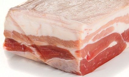 PORK BELLY BLOCK (SKINLESS) 无皮三层肉切块 - APPROX 1KG/BLOCK