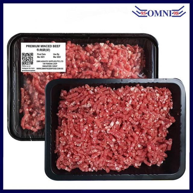 PREMIUM MINCED BEEF 牛肉碎 (瘦) - 500GM/TRAY