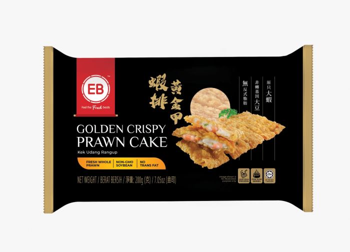 GOLDEN CRISPY PRAWN CAKE 黄金甲虾排 200G/PKT