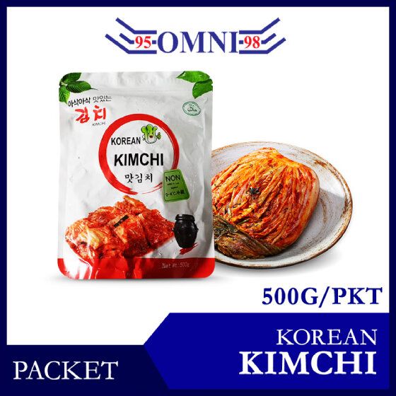 KOREAN CABBAGE KIMCHI 韩式泡菜 (500G/PKT)