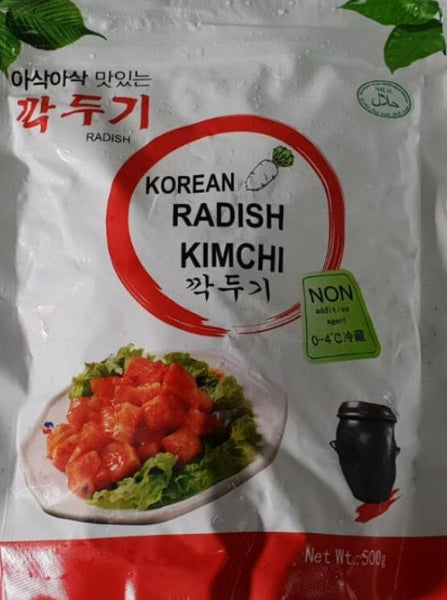 KOREAN RADISH KIMCHI 韩式泡菜 (白萝卜) 500G - PKT