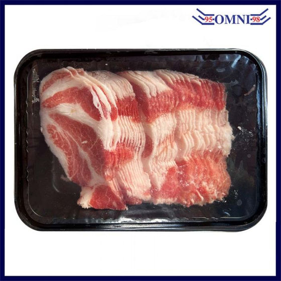 PREMIUM IBERICO PORK COLLAR SHABU SHABU 西班牙火锅黑猪五花肉片 - 300GM/TRAY